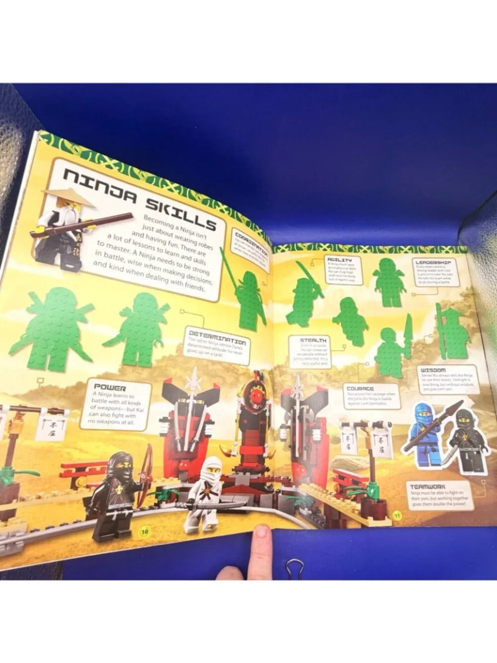 LEGO Ninjago Ultimate 1000 Reusable Sticker Collection Book DK 2012 Partial Used